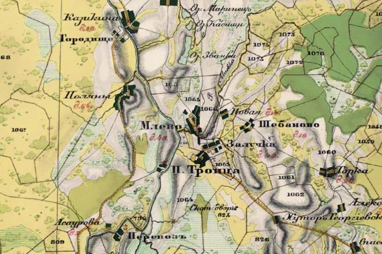 Троицы Живоначальной церковь в урочище Троица (Троице-Млёво), Удомельский район