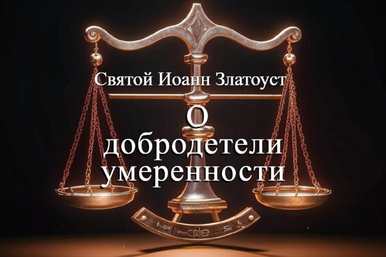 Святитель Иоанн Златоуст о добродетели умеренности