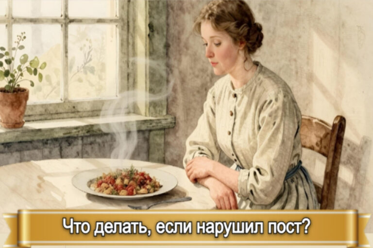 ЧТО ДЕЛАТЬ, ЕСЛИ НАРУШИЛ ПОСТ?