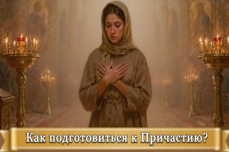 КАК ПОДГОТОВИТЬСЯ К ПРИЧАСТИЮ?