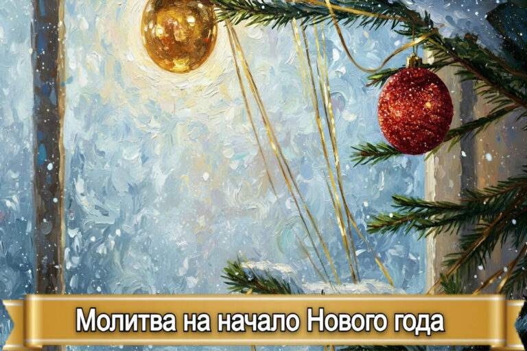 МОЛИТВА НА НАЧАЛО НОВОГО ГОДА