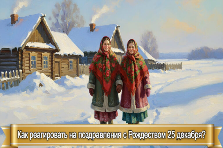 КАК РЕАГИРОВАТЬ НА ПОЗДРАВЛЕНИЕ С РОЖДЕСТВОМ 25 ДЕКАБРЯ?