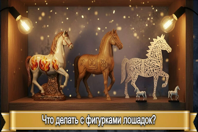 ЧТО ДЕЛАТЬ С ФИГУРКАМИ ЛОШАДОК?