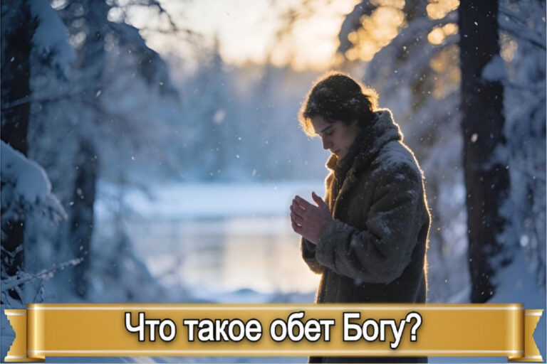 ЧТО ТАКОЕ ОБЕТ БОГУ?