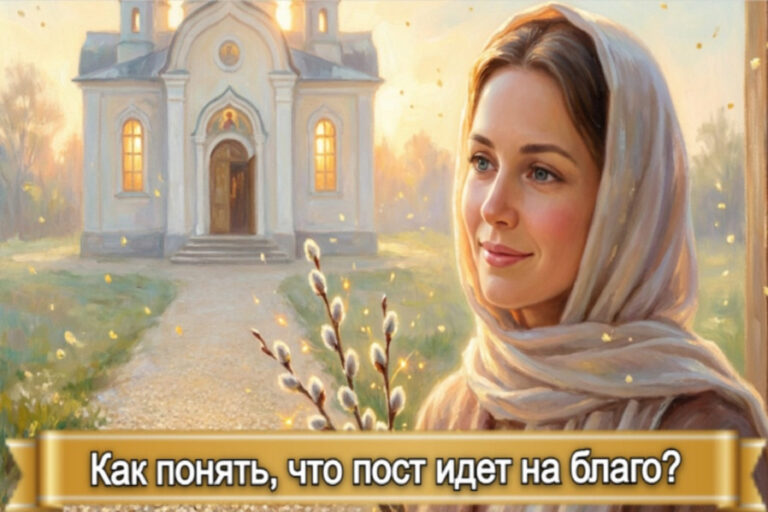 КАК ПОНЯТЬ, ЧТО ПОСТ ИДЁТ НА БЛАГО?