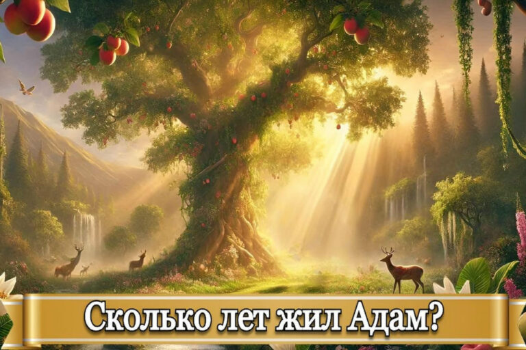 СКОЛЬКО ЛЕТ ЖИЛ АДАМ?