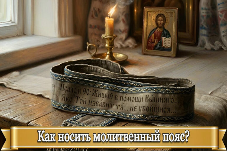 КАК НОСИТЬ МОЛИТВЕННЫЙ ПОЯС?