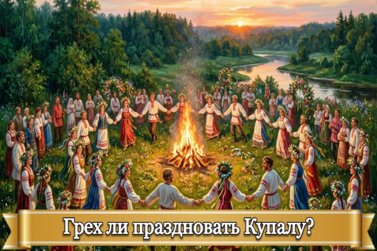 ГРЕХ ЛИ ПРАЗДНОВАТЬ КУПАЛУ?