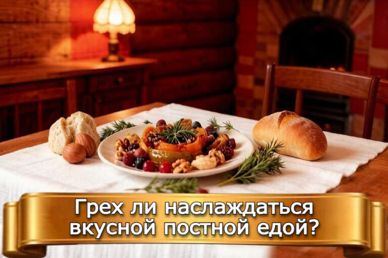 ГРЕХ ЛИ НАСЛАЖДАТЬСЯ ВКУСНОЙ ПОСТНОЙ ЕДОЙ?