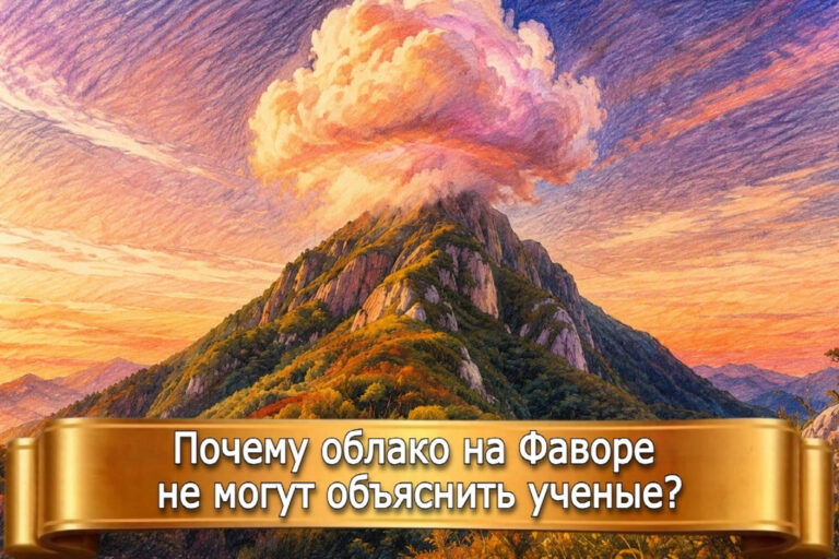 ПОЧЕМУ ОБЛАКО НА ФАВОРЕ НЕ МОГУТ ОБЪЯСНИТЬ УЧЁНЫЕ?