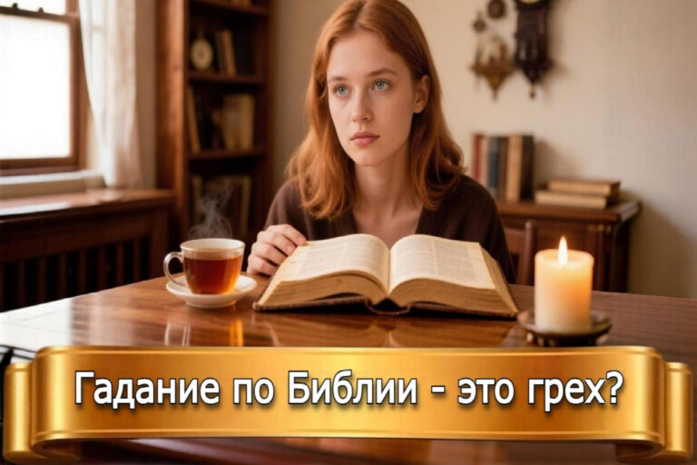ГАДАНИЕ ПО БИБЛИИ – ЭТО ГРЕХ?