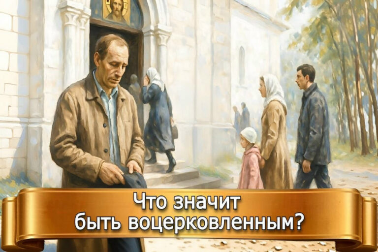ЧТО ЗНАЧИТ БЫТЬ ВОЦЕРКОВЛЕННЫМ?