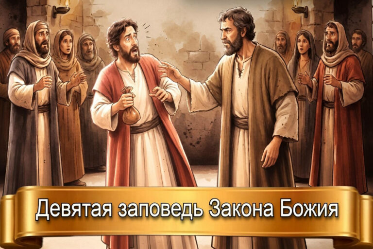 ДЕВЯТАЯ ЗАПОВЕДЬ ЗАКОНА БОЖИЯ