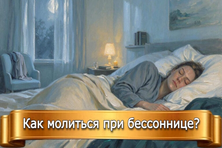 КАК МОЛИТЬСЯ ПРИ БЕССОННИЦЕ?